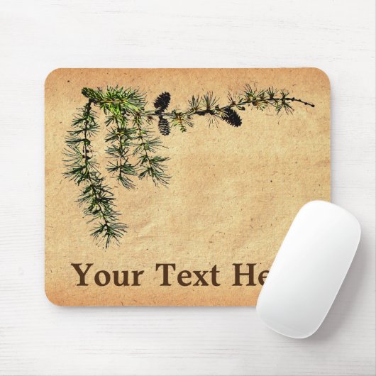 Larch Branch Mousepad (Mit Mouse)