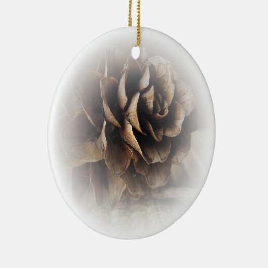 Larch Cone Keramikornament (Rechts)