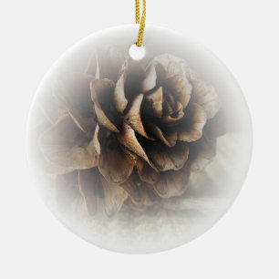 Larch Cone Keramikornament
