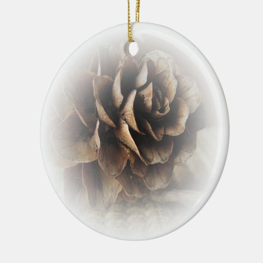 Larch Cone Keramikornament (Links)