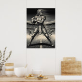 L'ARCHANGE DU GRIDIRON (Der Gridiron-Erzengel) Poster (Küche)
