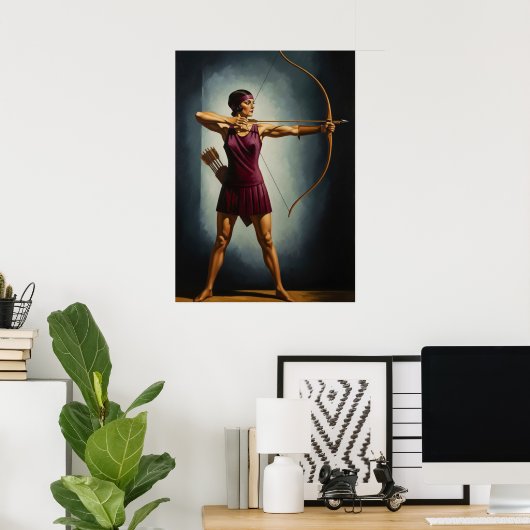 L'ARCHÈRE MODERNE (The Modern Archer) - Original A Poster (Heimbüro)