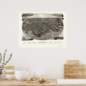 Larchmont, NY Panoramic Map - 1904 Poster (Küche)