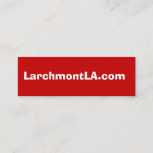 LarchmontLA.com Mini Visitenkarte