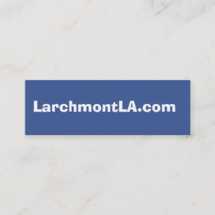 LarchmontLA.com Mini Visitenkarte
