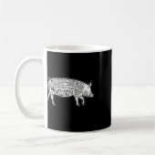 Lard schneidet Bildteildiagramme ab, jedoch Kaffeetasse (Links)