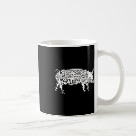 Lard schneidet Bildteildiagramme ab, jedoch Kaffeetasse (Rechts)