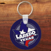 Laredo Texas Fahne platzen Schlüsselanhänger (Vorderseite)