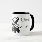 Laredo Texas Longhorn Keramik Tasse (VorderseiteRechts)
