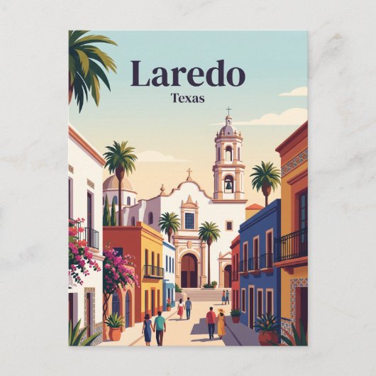 Laredo Texas Postkarte (Vorderseite)