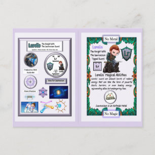 Larelis - Ritter Lawrencium Sword Postkarte