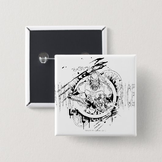 Larfleeze - Agent-Orange 15 Button (Vorne & Hinten)