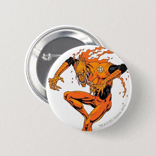 Larfleeze - Agent-Orange 1 Button (Vorne & Hinten)