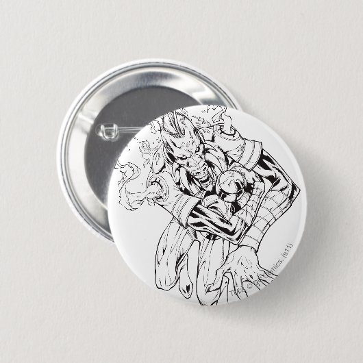 Larfleeze - Agent-Orange 9 Button (Vorne & Hinten)