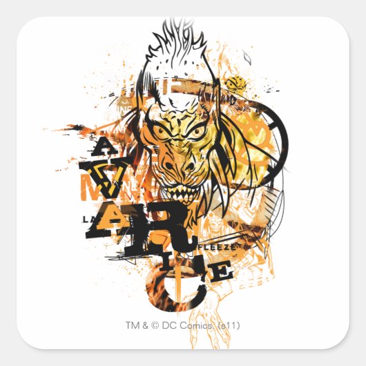 Larfleze - Agent Orange 11 Quadratischer Aufkleber (Vorderseite)