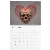 Large 2026 Skull Art Calendar Kalender (Feb 2027)