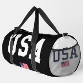 Large American Flag Gym Sports Bag Duffle Bag (Rechte Ecke)