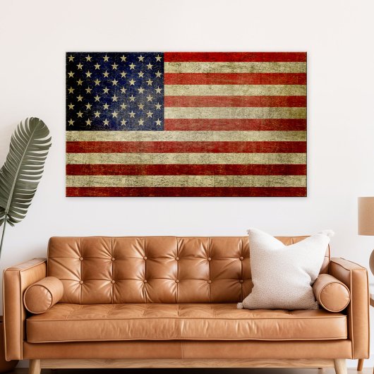 Large American Flag Poster