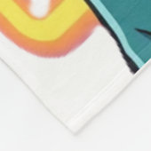 Large Autumn Girl Fleece Blanket – Cozy Oversized  (Ecke)