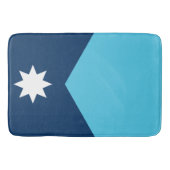 Large bath mat with flag of Minnesota, USA Badematte (Vorderseite)