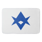 Large bath mat with flag of Toyota City, Japan Badematte (Vorderseite)