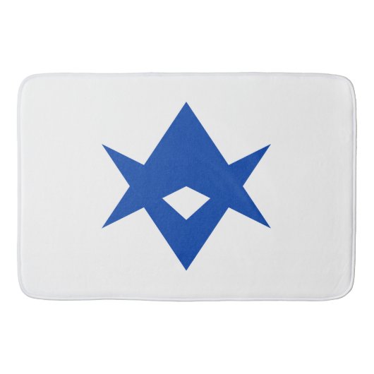 Large bath mat with flag of Toyota City, Japan Badematte (Vorderseite)