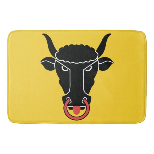 Large bath mat with flag of Uri Canton, Swiss Badematte (Vorderseite)