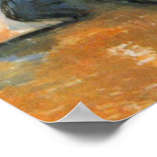 Large Bathers 2 von Paul Cezanne Poster (Ecke)