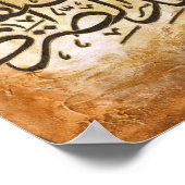 LARGE Bismillah und Ayats Islamic Art Poster (Ecke)