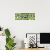 LARGE Bismillah und Ayats Islamic Art Poster (Heimbüro)