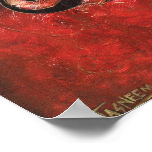 LARGE Bismillah Zeitgenössische Kunst Print Poster (Ecke)