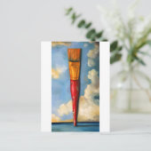 Large_Brush[1] Postkarte (Stehend Vorderseite)