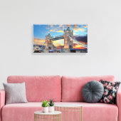 Large Canvas Print - London Tower Bridge Leinwanddruck (Insitu (Wohnzimmer))