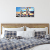 Large Canvas Print - London Tower Bridge Leinwanddruck (Insitu (Schlafzimmer))