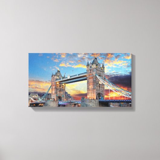 Large Canvas Print - London Tower Bridge Leinwanddruck (Vorderseite)