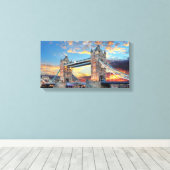 Large Canvas Print - London Tower Bridge Leinwanddruck (Insitu (Holzboden))