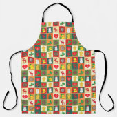 Large Checkered Apron Schürze (Vorderseite)