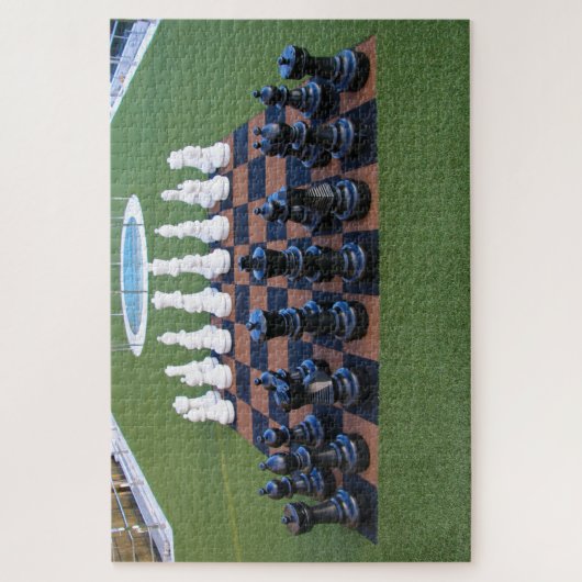 Large chess set on cruship puzzle (Vertikal)