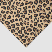 Large Classic Tan and Black Leopard Fur Spots Seidenpapier (Detail)