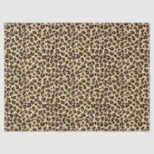 Large Classic Tan and Black Leopard Fur Spots Seidenpapier (Vorderseite)