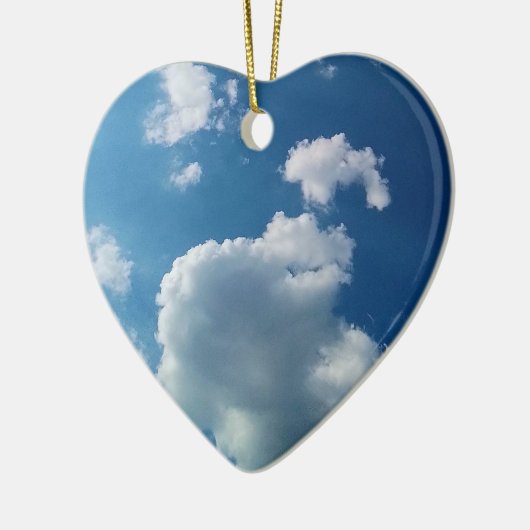 Large cloud keramik ornament (Links)