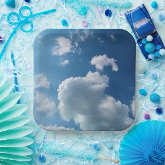 Large cloud pappteller (Party)