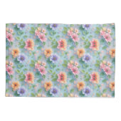 Large Colorful Paper Flowers Kissenbezug (Rückseite)