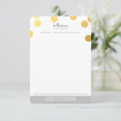 LARGE CONFETTI SPOT Moderne fette Goldfolie grau (Stehend Vorderseite)