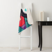 Large Cozy Autumn Girl Fleece Blanket – Oversized  Sherpadecke (Beispiel)