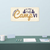 Large Custom Camp Party Cool Welcome Banner (Messe)
