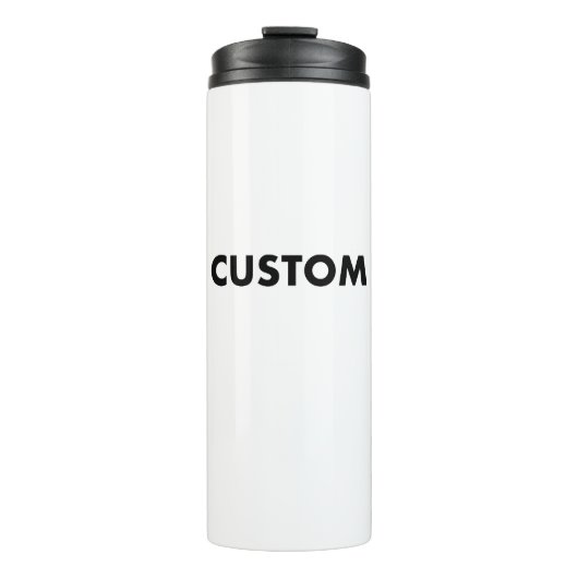 Large Custom Thermal Tumbler Blank Template - 16oz Thermosbecher (Vorderseite)