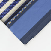 Large Denim Patchwork Image Fleecedecke (Ecke)