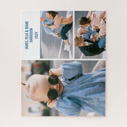 Large Family Foto Collage 16" x 20" (520 Teile) Puzzle (Vertikal)