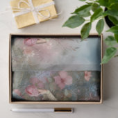 Large Fantasy Floral Angles Decoupage Paper Seidenpapier (Geschenk)